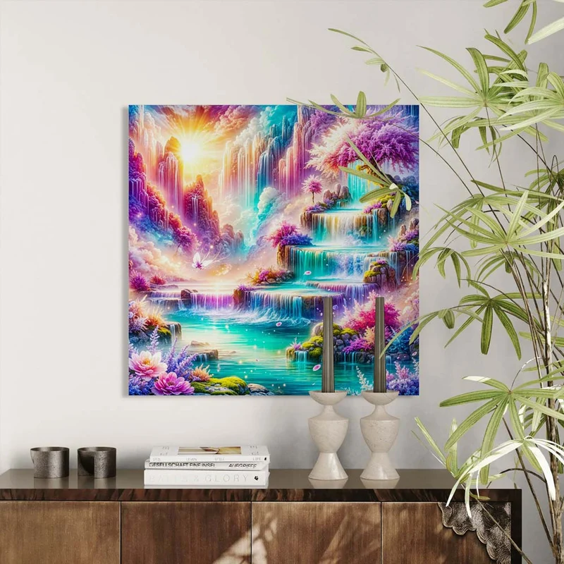 5D Diamond Painting – Märchenquell der Harmonie
