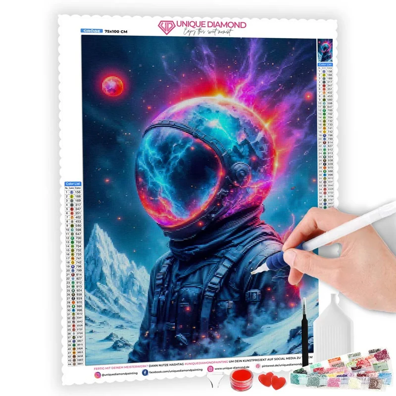 5D Diamond Painting – Cosmic Explorer