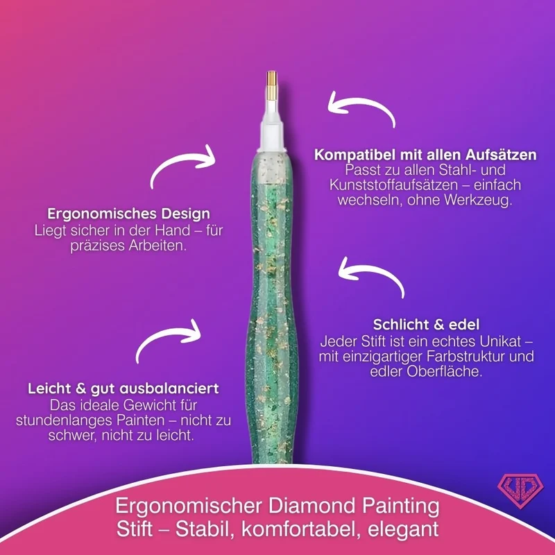 Diamond Painting Ergonomischer Premium Stift - Mystic Forest