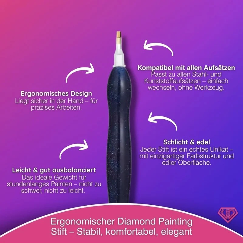 Diamond Painting Ergonomischer Premium Stift - Midnight Galaxy