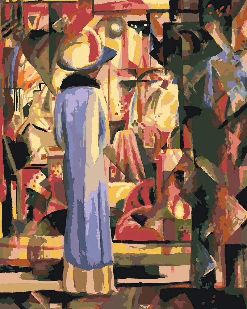 Diamond painting - GROSSES HELLES SCHAUFENSTER (AUGUST MACKE)