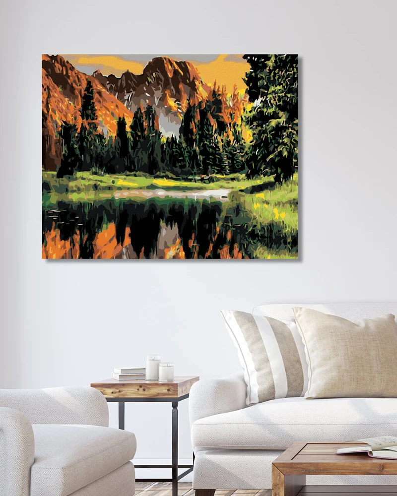 Diamond painting - SONNENAUFGANG IN DEN BERGEN