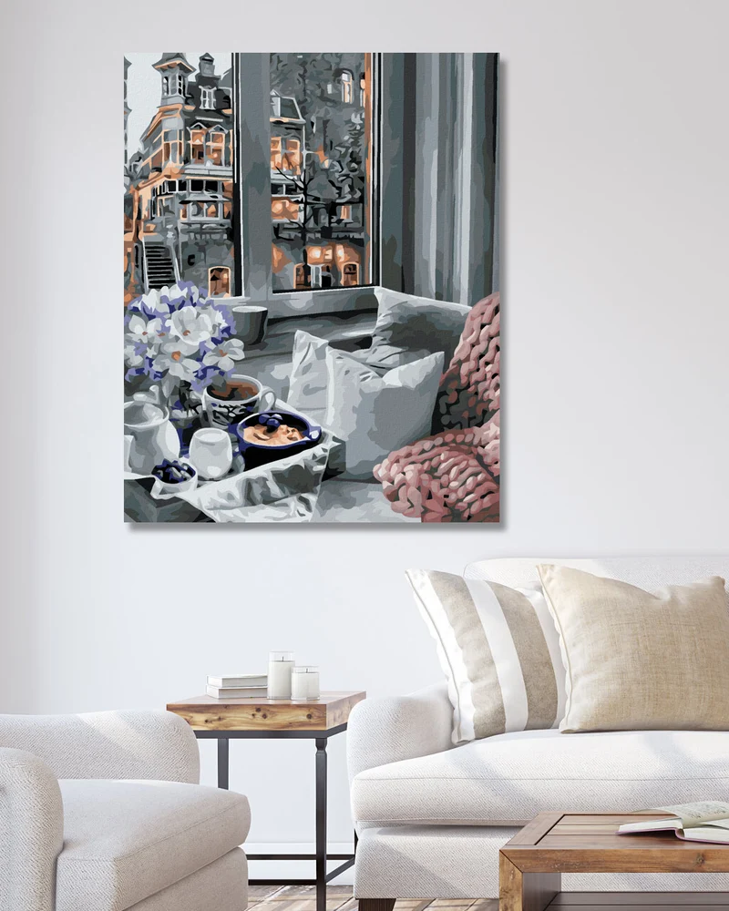 Diamond painting - BLICK AUS DEM FENSTER