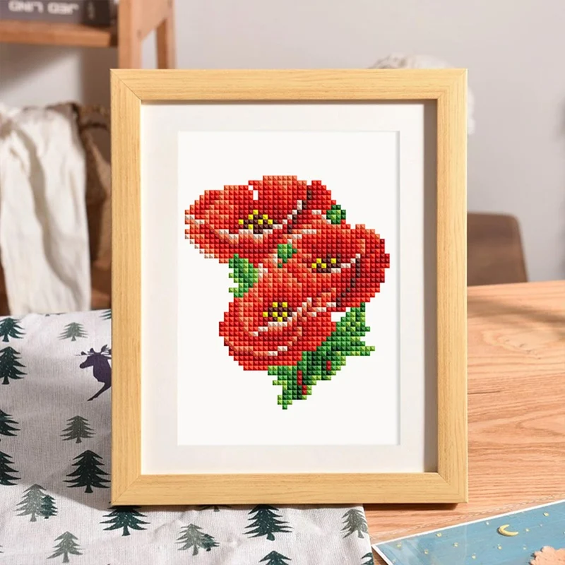 5D Diamond Painting LuxGem - Fleurs Éternelles - 12 Mini Motive