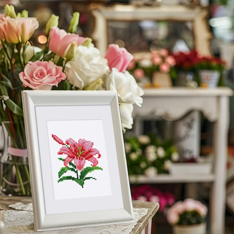 5D Diamond Painting LuxGem - Fleurs Éternelles - 12 Mini Motive