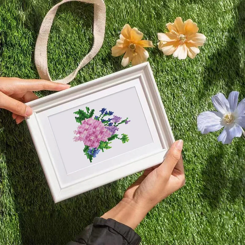 5D Diamond Painting LuxGem - Fleurs Éternelles - 12 Mini Motive