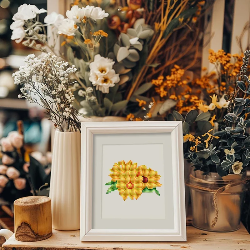 5D Diamond Painting LuxGem - Fleurs Éternelles - 12 Mini Motive
