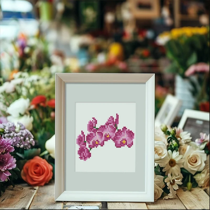 5D Diamond Painting LuxGem - Fleurs Éternelles - 12 Mini Motive