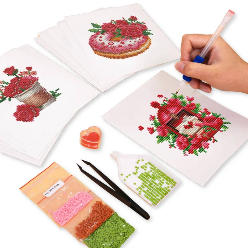 5D Diamond Painting LuxGem - Romantique Amour - 12 Mini Motive