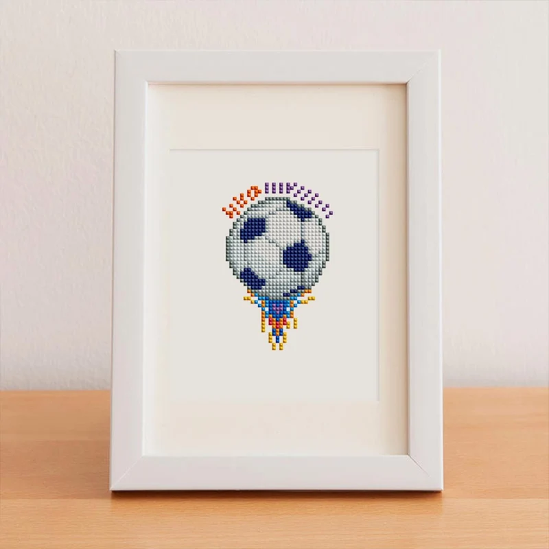 5D Diamond Painting LuxGem - Fußball-Edition - 12 Mini Motive