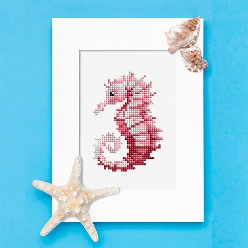 5D Diamond Painting LuxGem - Meeresbewohner - 12 Mini Motive