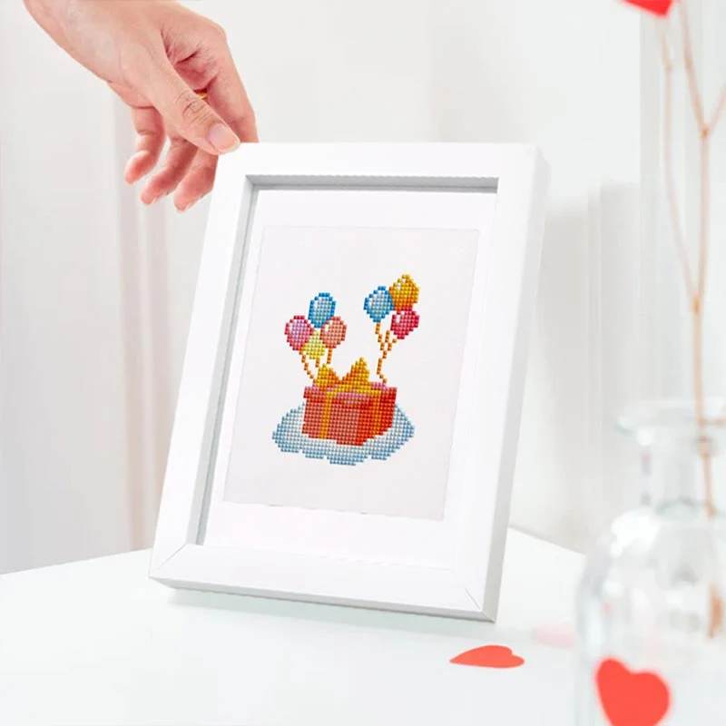 5D Diamond Painting LuxGem - Happy Birthday - 12 Mini Motive