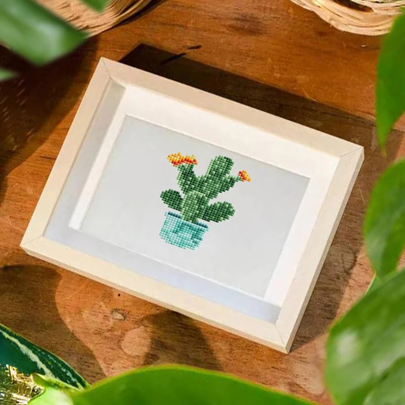 5D Diamond Painting LuxGem - Grüne Harmonie - 12 Mini Motive