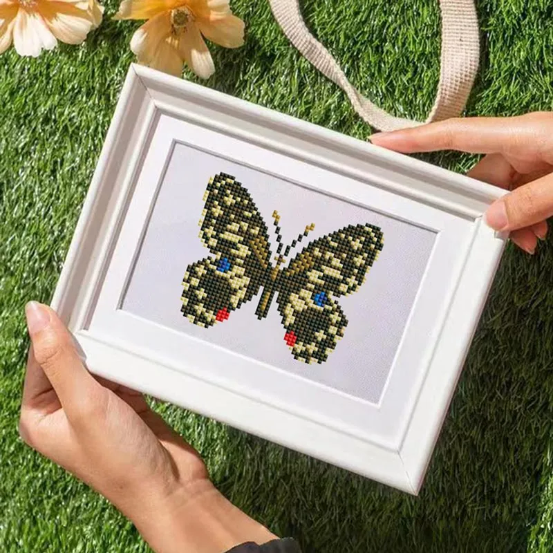 5D Diamond Painting LuxGem - Schmetterlingszauber - 12 Mini Motive