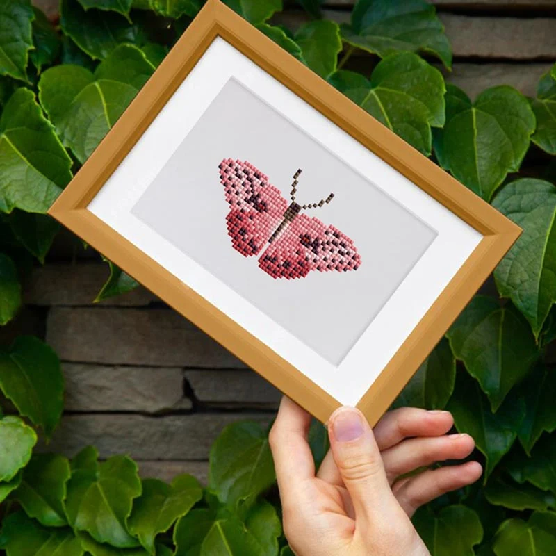 5D Diamond Painting LuxGem - Schmetterlingszauber - 12 Mini Motive