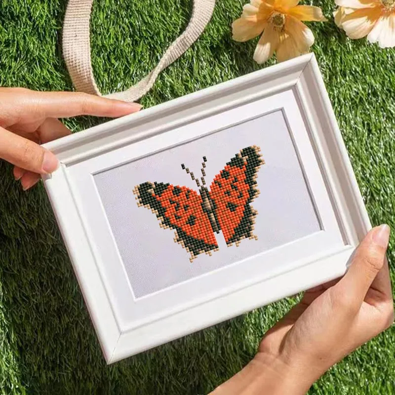 5D Diamond Painting LuxGem - Schmetterlingszauber - 12 Mini Motive