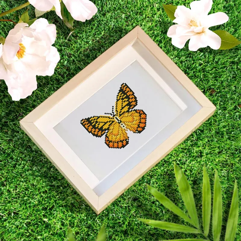 5D Diamond Painting LuxGem - Schmetterlingszauber - 12 Mini Motive
