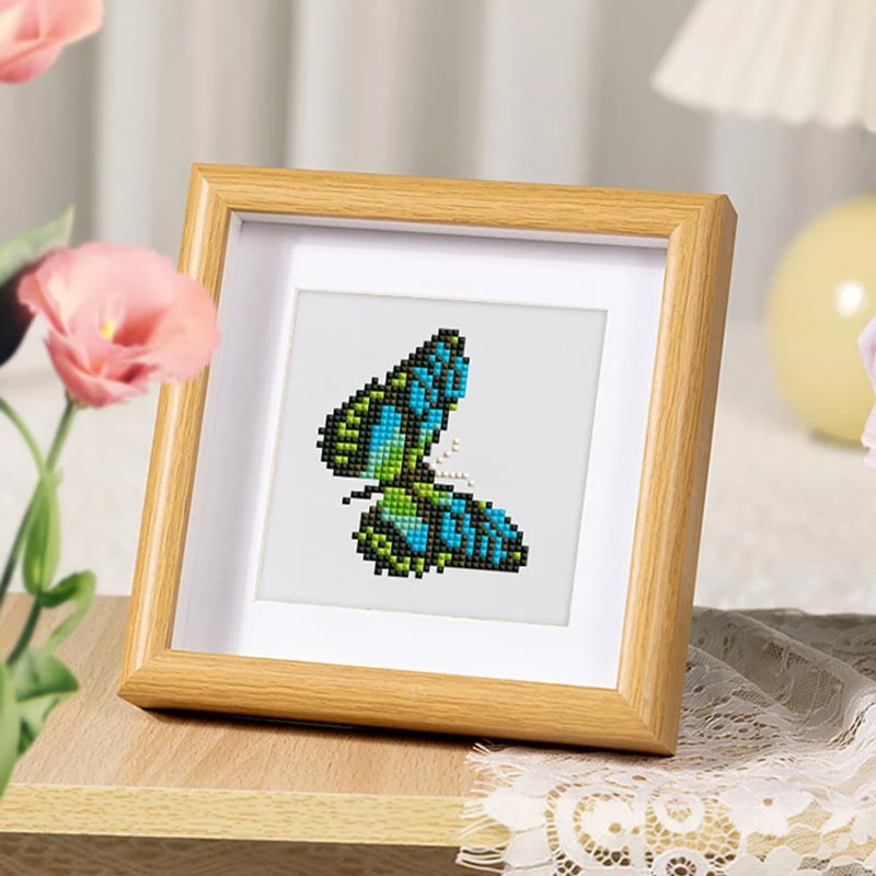5D Diamond Painting LuxGem - Schmetterlingskollektion - 9 Mini Motive