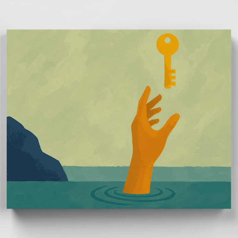 Key Just Out of Reach - Paint by Numbers Kit