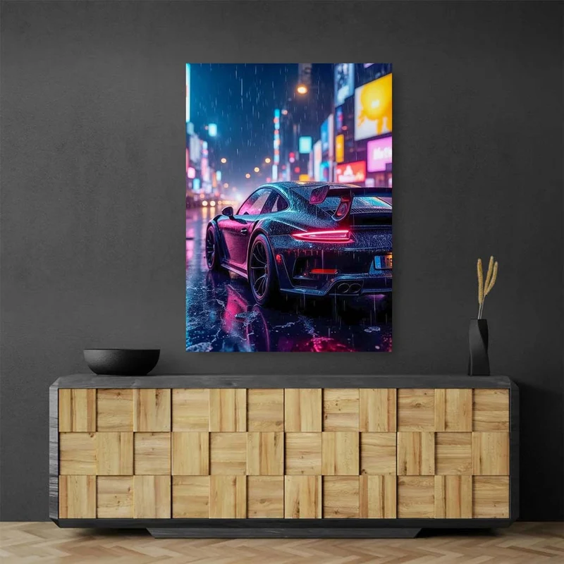 5D Diamond Painting – Neon Night Drive