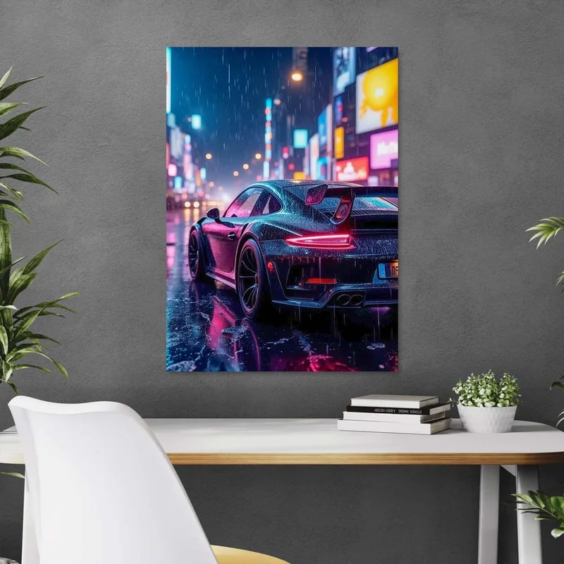 5D Diamond Painting – Neon Night Drive