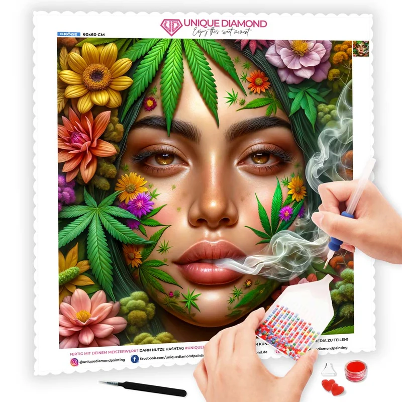 5D Diamond Painting – Flora Mystica