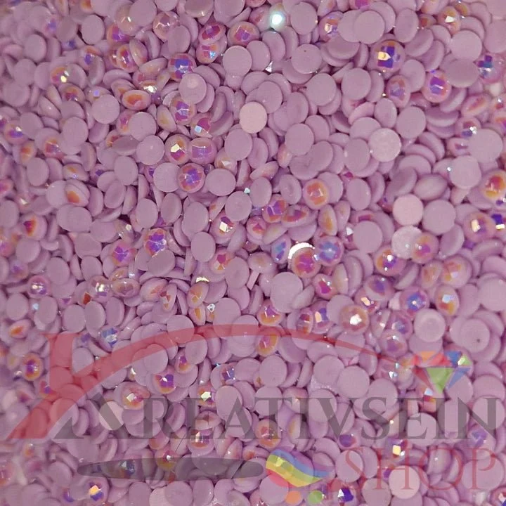 DMC 211 Lavender LT - runde Steine - Aurora Borealis (AB) - Diamond Painting