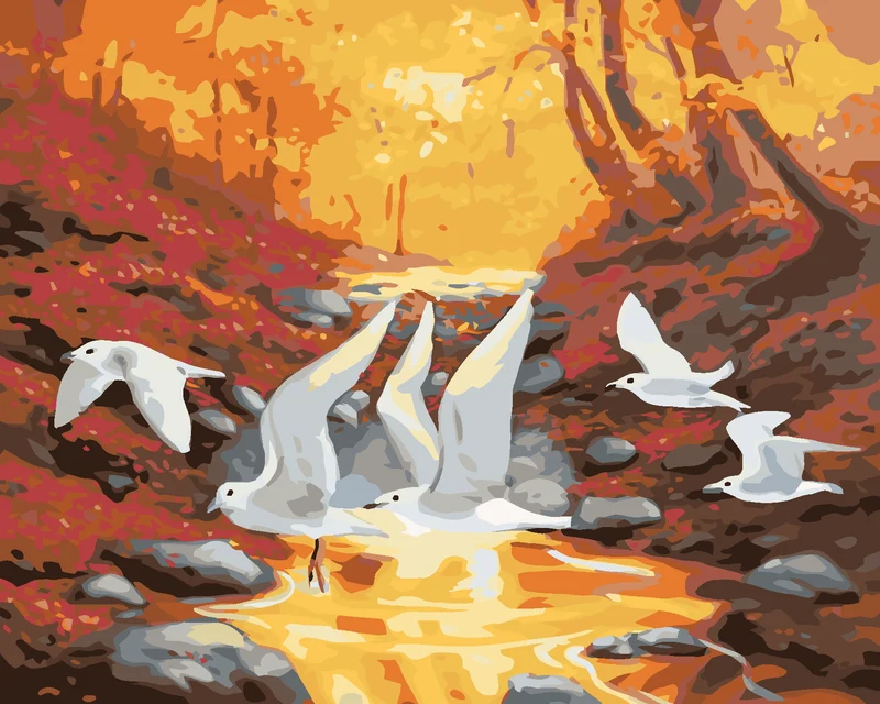 Diamond painting - REIHER (D. RUSTY RUST)