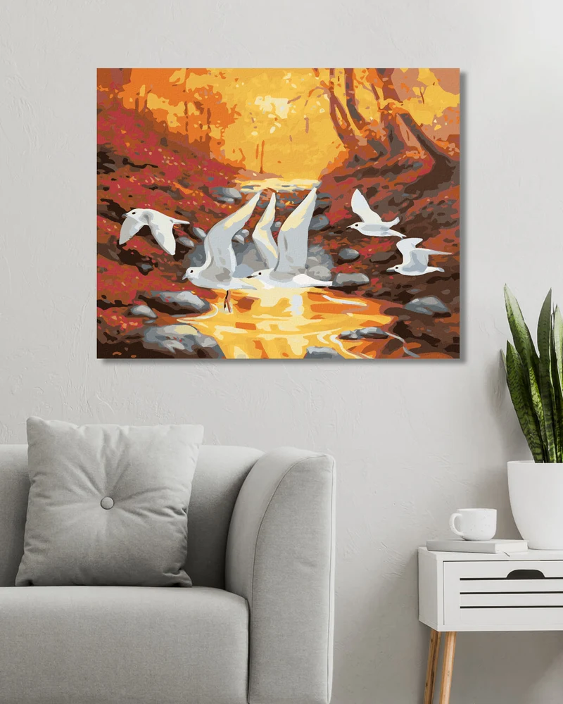 Diamond painting - REIHER (D. RUSTY RUST)