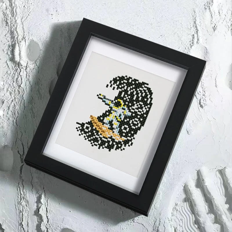 5D Diamond Painting LuxGem - Weltraumreise - 12 Mini Motive
