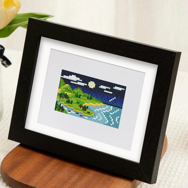 5D Diamond Painting LuxGem - Landschaftstraum - 10 Mini Motive