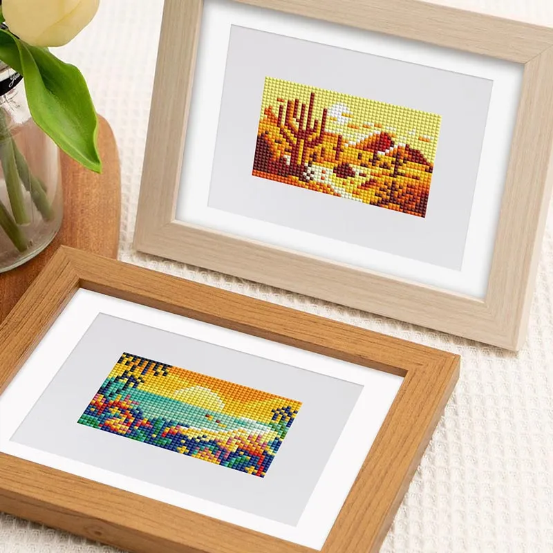 5D Diamond Painting LuxGem - Landschaftstraum - 10 Mini Motive