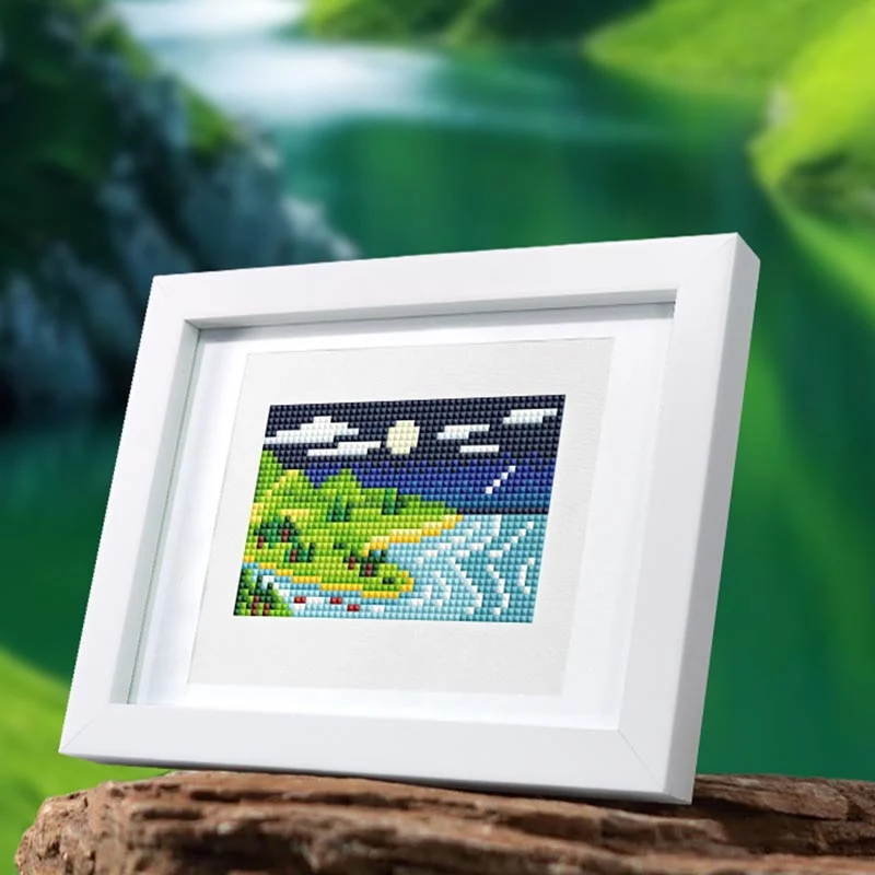 5D Diamond Painting LuxGem - Landschaftstraum - 10 Mini Motive