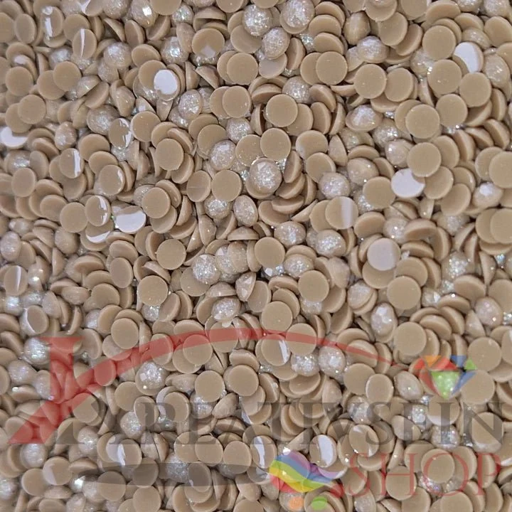 DMC 3863 Mocha Beige MED - runde Steine - Fairy Dust - Diamond Painting
