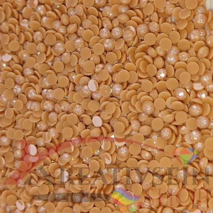 DMC 758 Terracotta VY LT - runde Steine - Fairy Dust - Diamond Painting