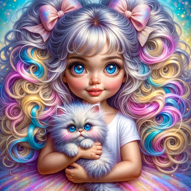 5D Diamond Painting – Luna & Flauschie