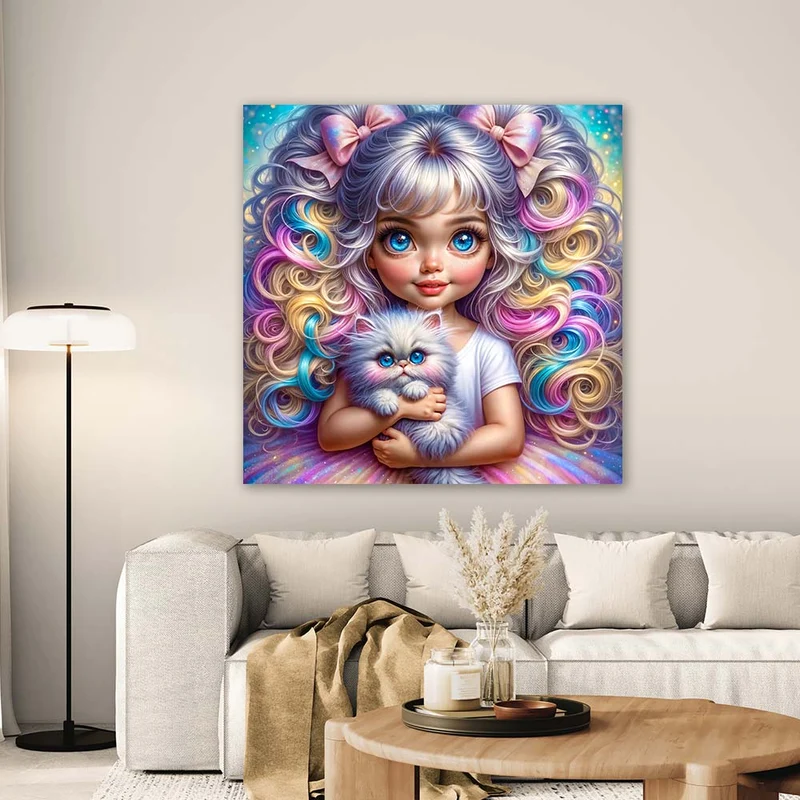 5D Diamond Painting – Luna & Flauschie