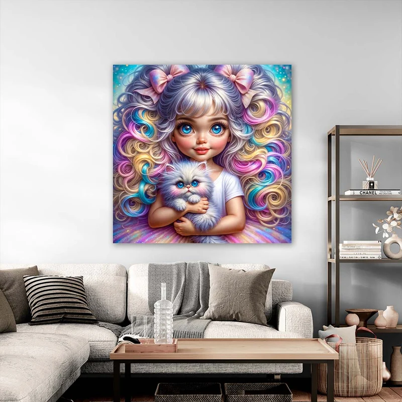 5D Diamond Painting – Luna & Flauschie