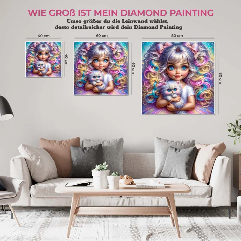 5D Diamond Painting – Luna & Flauschie