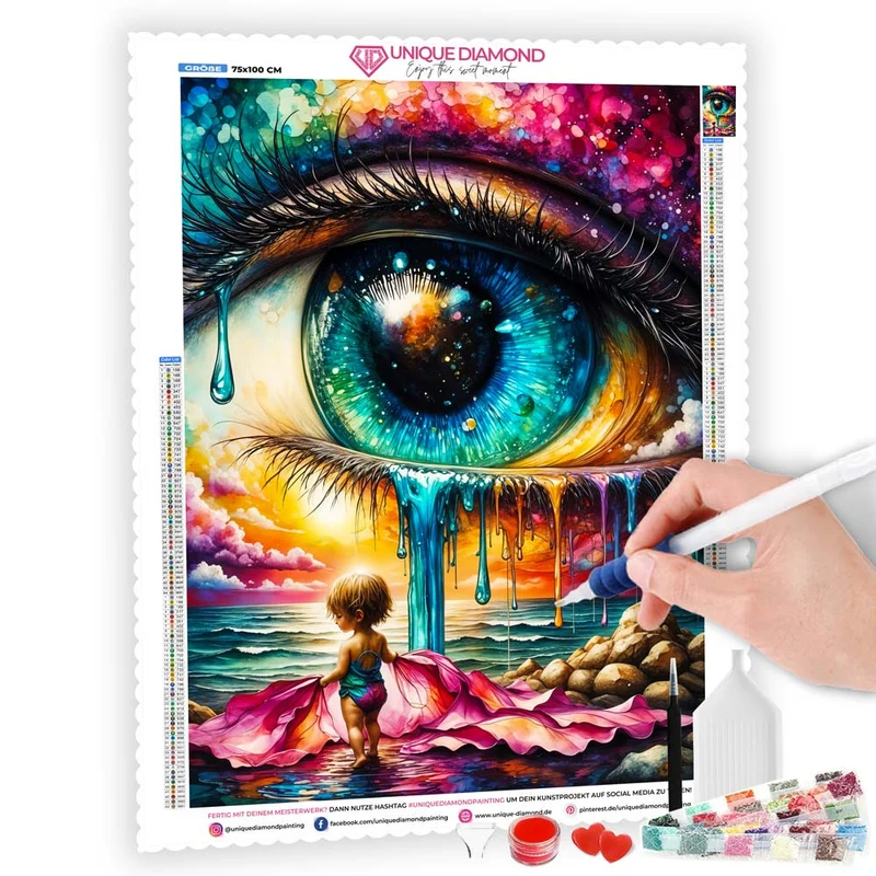 5D Diamond Painting – Tränen des Universums