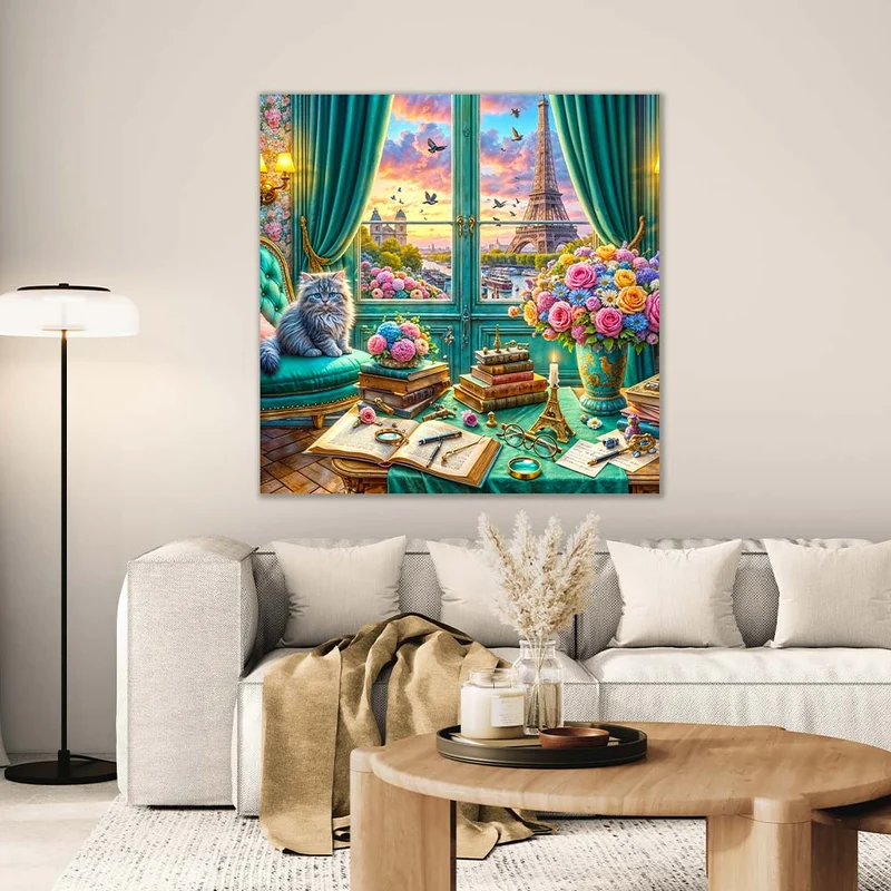 5D Diamond Painting – Afternoon à Paris