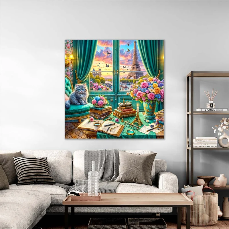 5D Diamond Painting – Afternoon à Paris