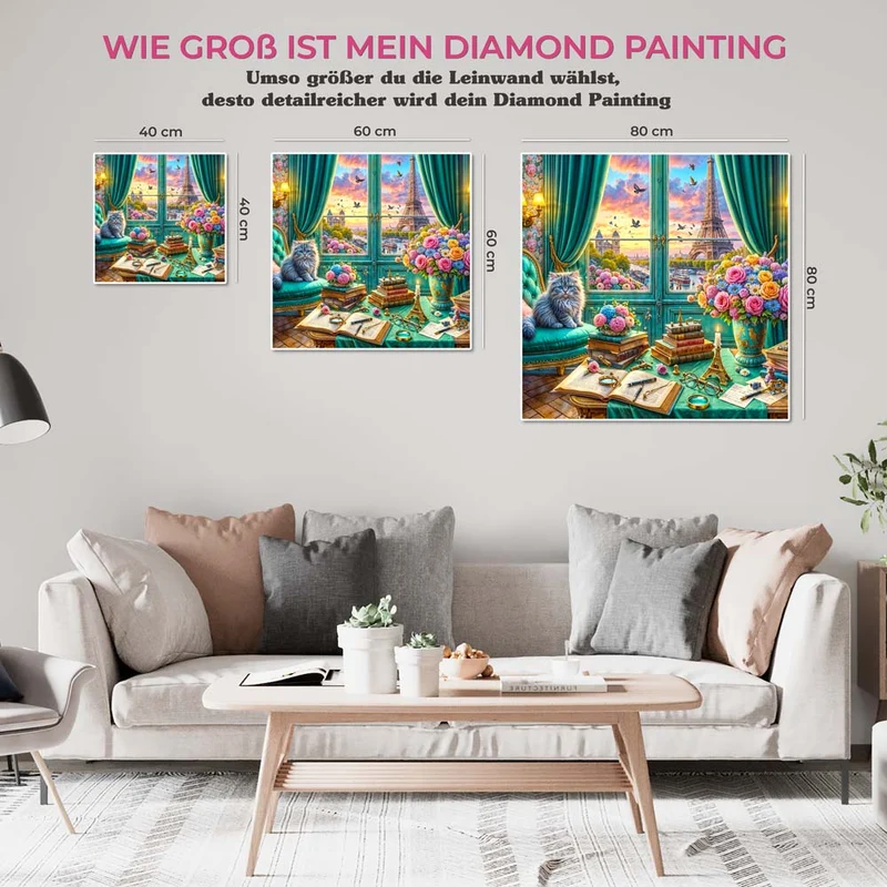 5D Diamond Painting – Afternoon à Paris