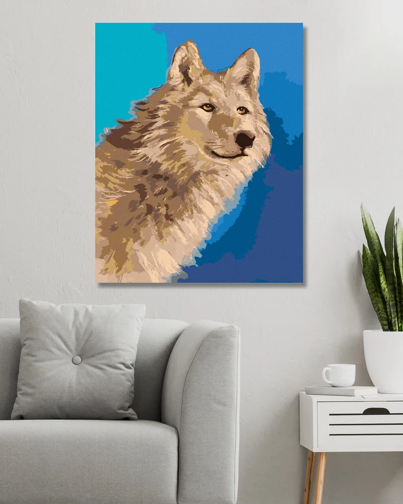Diamond painting - WOLF PORTRÄT II (D. RUSTY RUST)