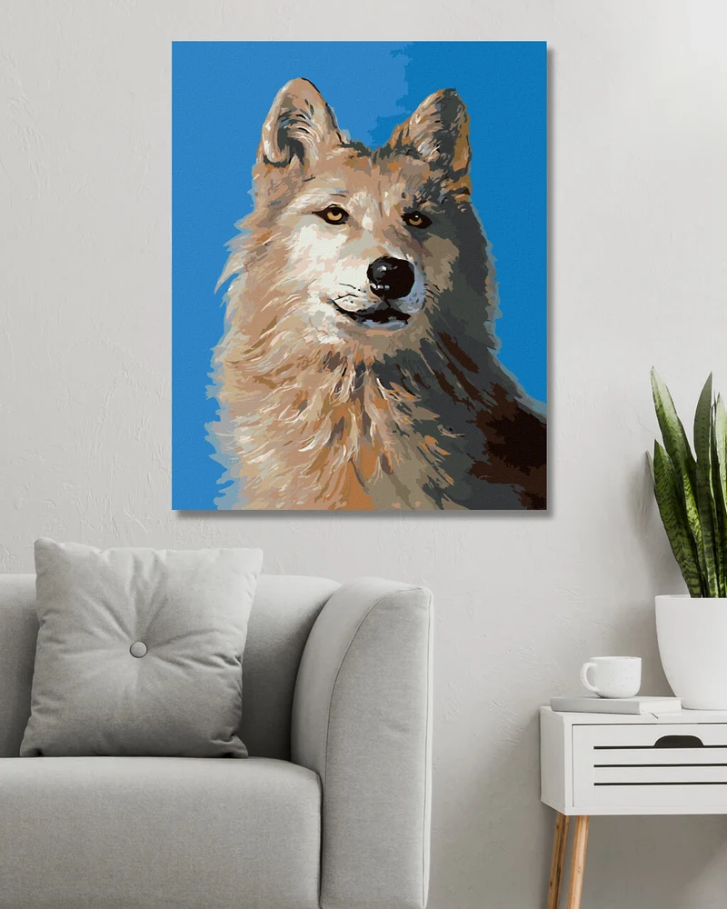 Diamond painting - WOLF PORTRÄT I (D. RUSTY RUST)