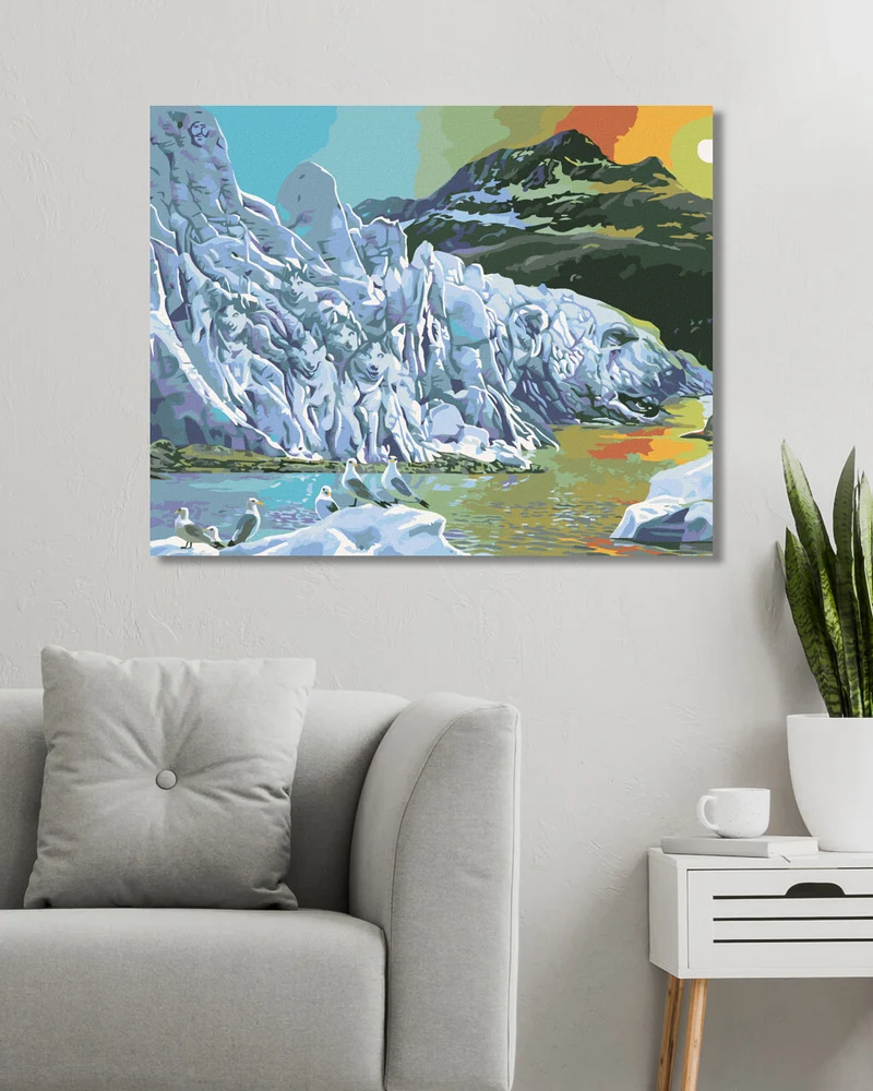 Diamond painting - WOLFSGLETSCHER (D. RUSTY RUST)