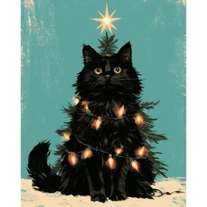 Purrfekter kleiner Baum