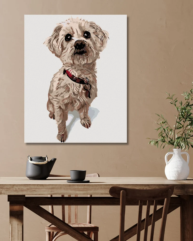 Diamond painting - MALTESER HUND