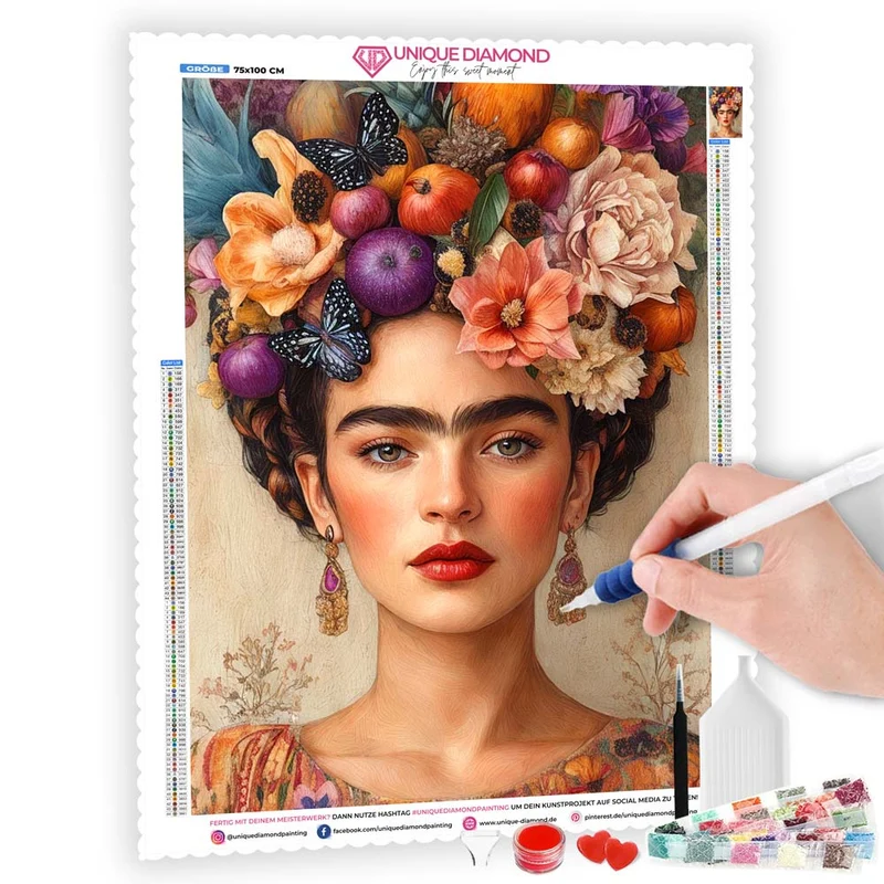 5D Diamond Painting – Frida’s Florale Krone