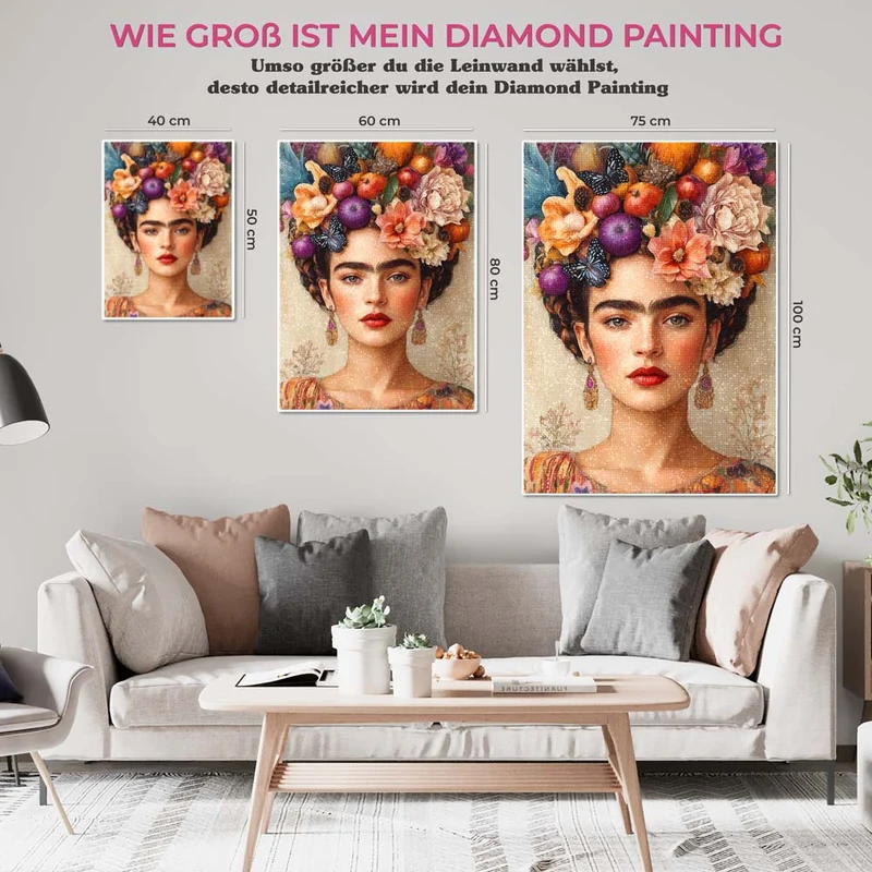 5D Diamond Painting – Frida’s Florale Krone